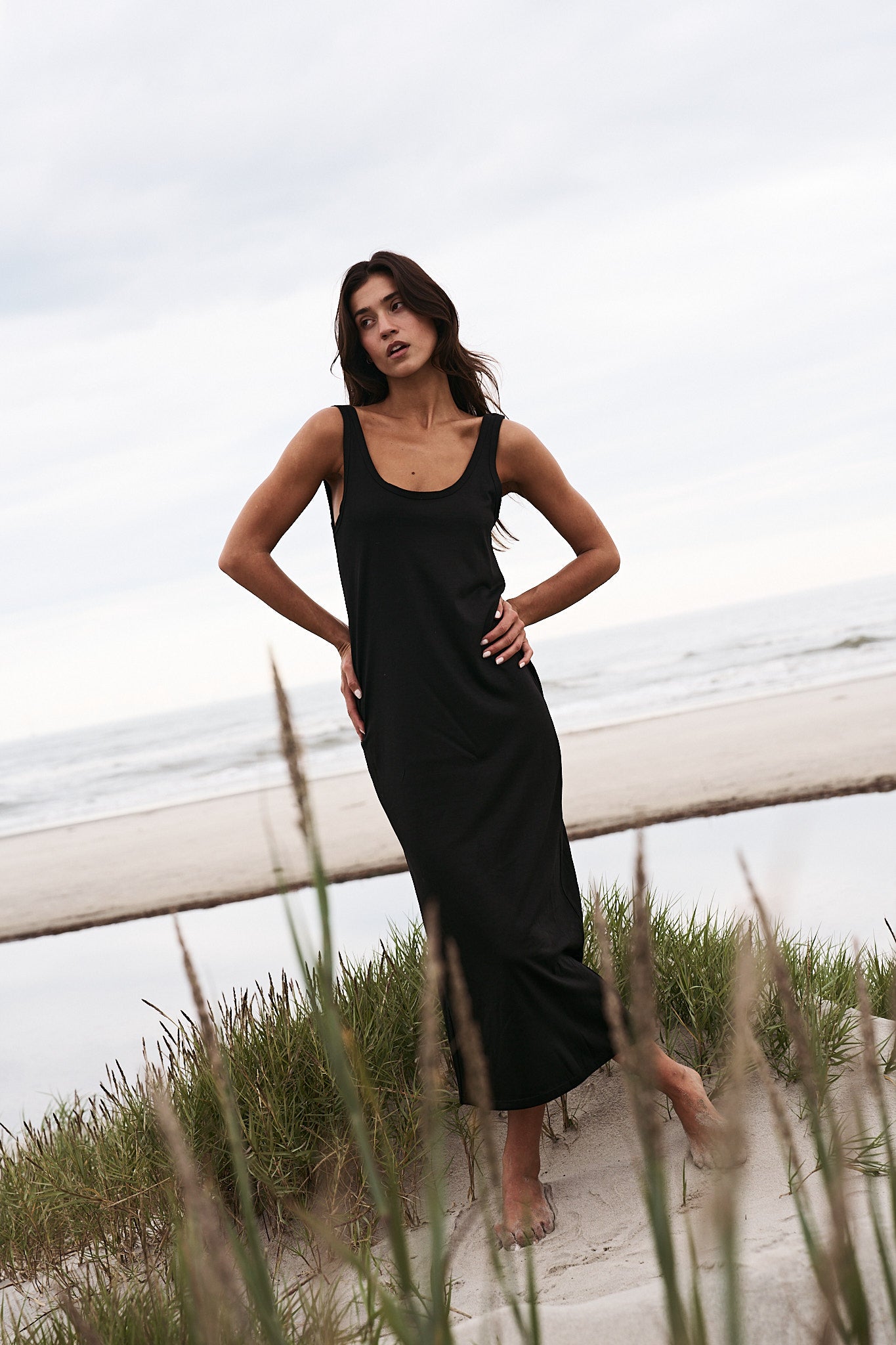Alice Tank Dress In Merino VINCENT JAMES Alice Tank Dress In Merino VINCENT JAMES