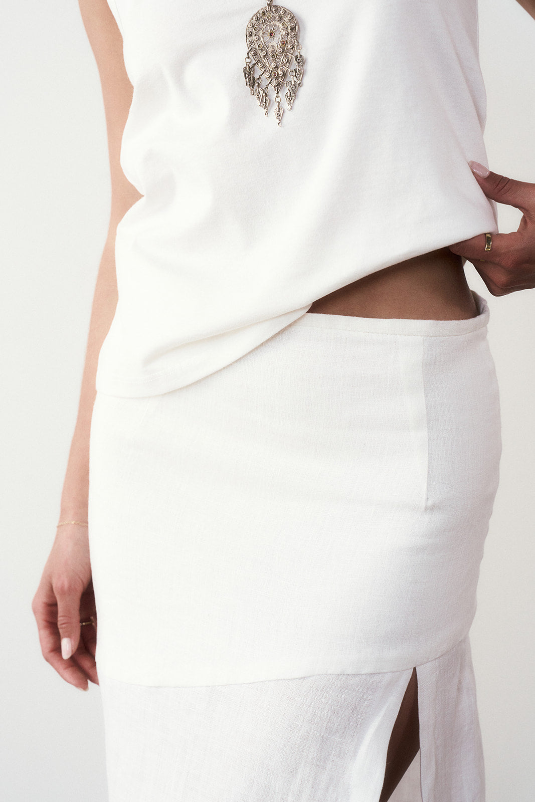 Zoe Skirt in Linen
