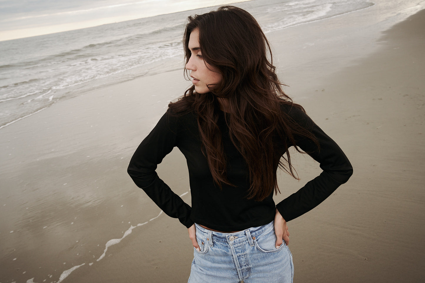 Margaret Fitted Merino Long Sleeve