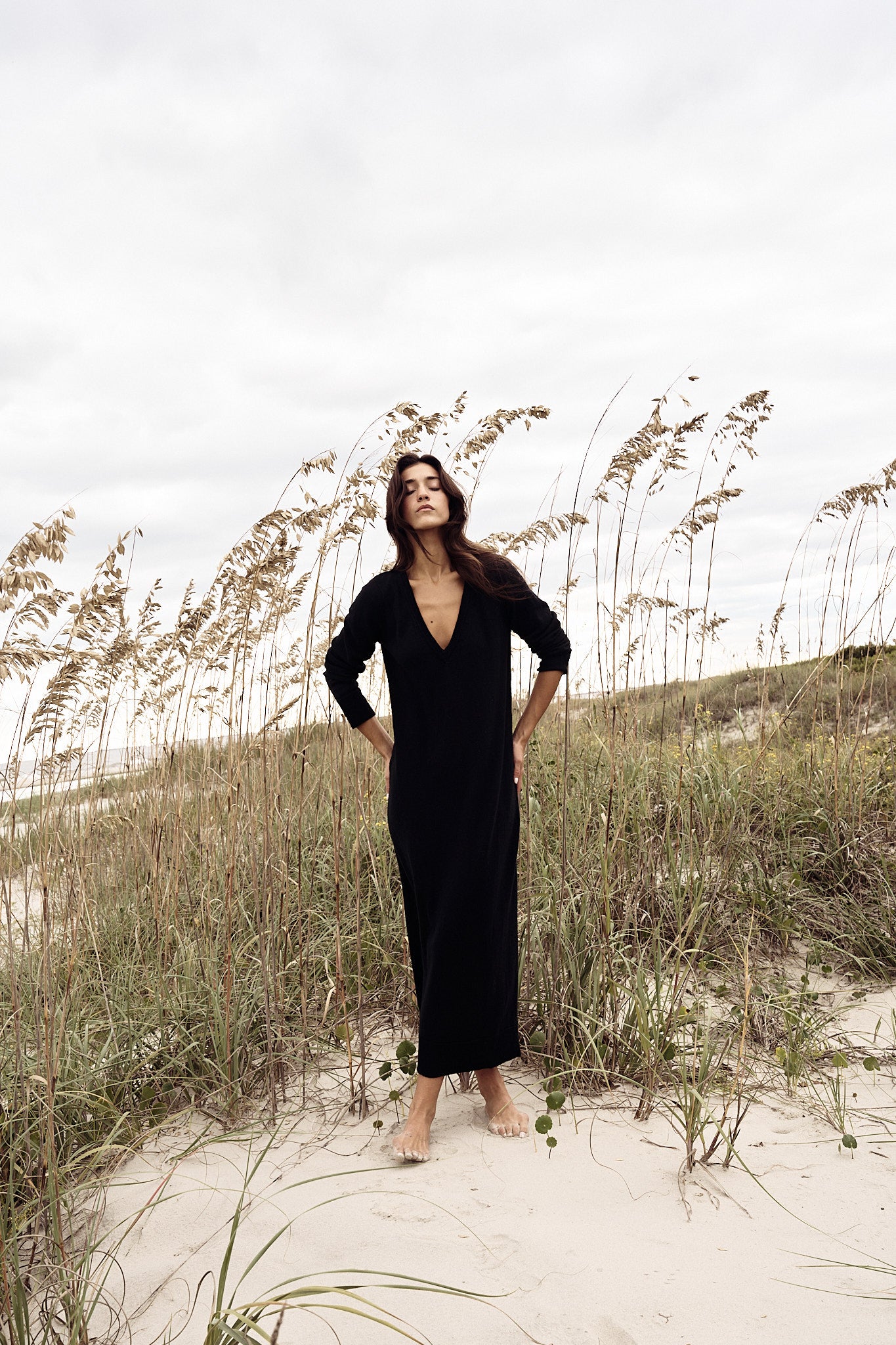 Gaia Reversible Merino Sweater Dress In Regenerative Merino Wool