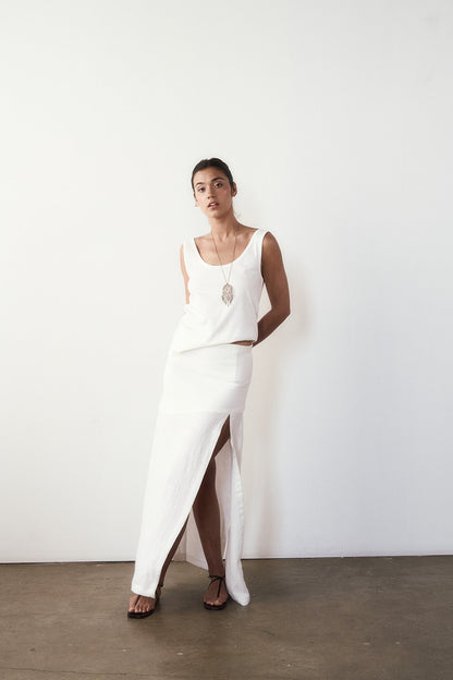 Zoe Skirt in Linen