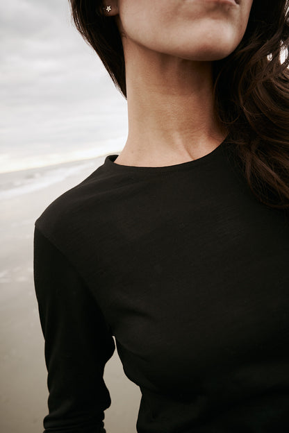 Margaret Fitted Merino Long Sleeve