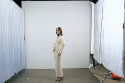 Calvin Skirt in Regenerative Ribbed Knit