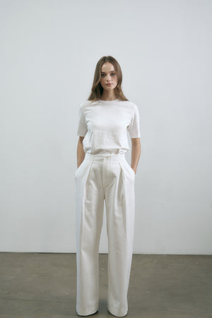 Regenerative Organic Cotton Wide Leg Pants