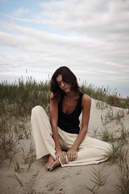 Cecilia In Black Merino