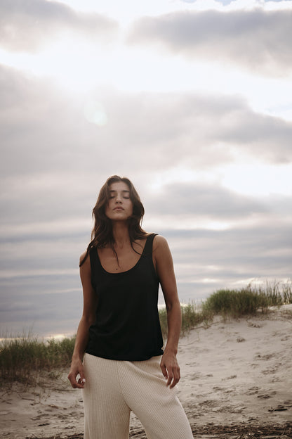 Cecilia In Black Merino