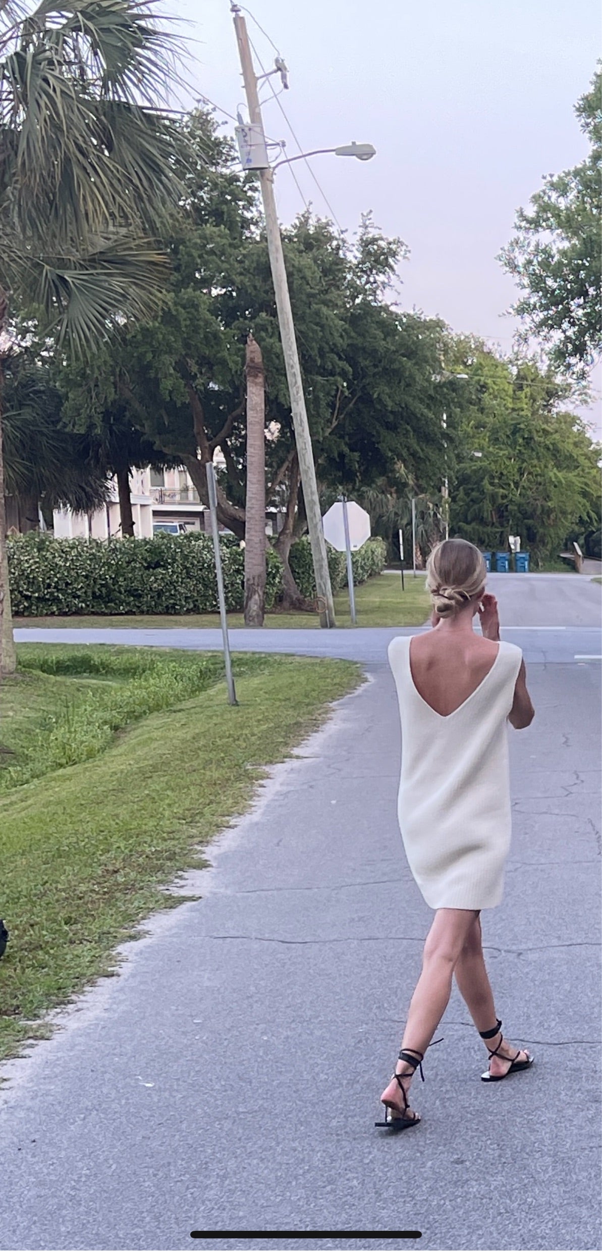 Laine Reversible Regenerative Ribbed Knit Dress