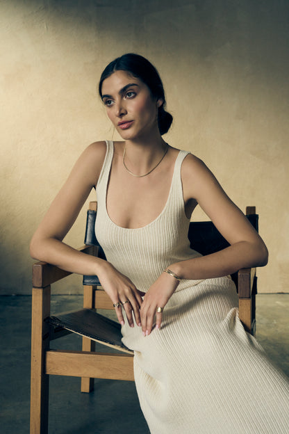 Regenerative Ribbed Knit Dress