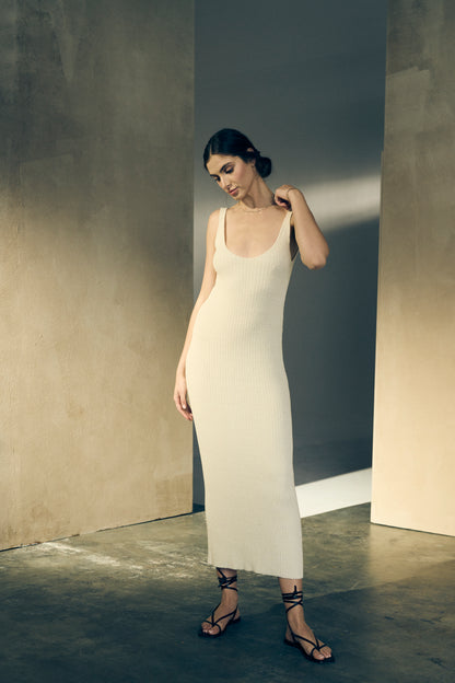 Regenerative Ribbed Knit Dress