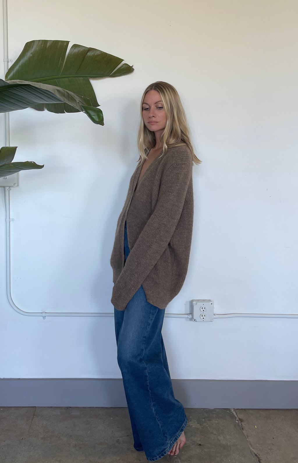 Climate Beneficial Button Front Cardigan