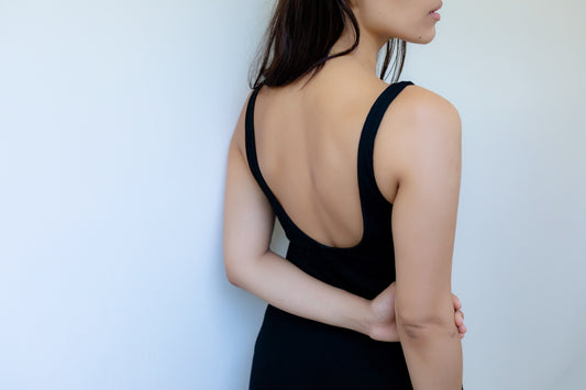 square neck jumpsuit