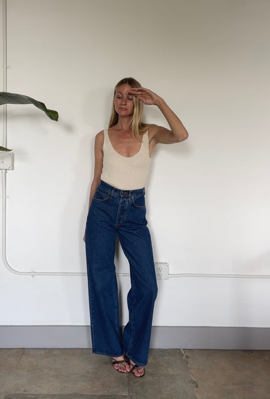 Regenerative Ribbed Knit Tank