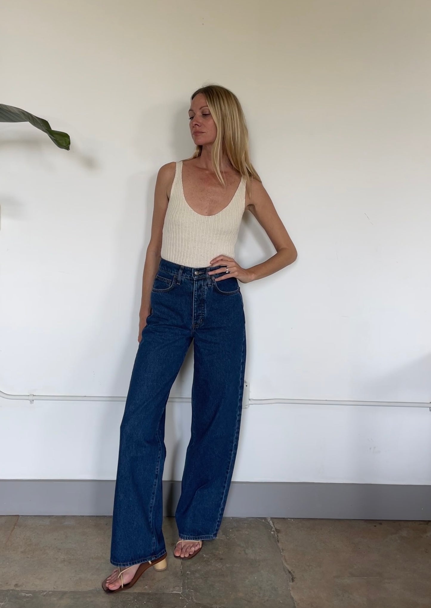 Regenerative Ribbed Knit Tank