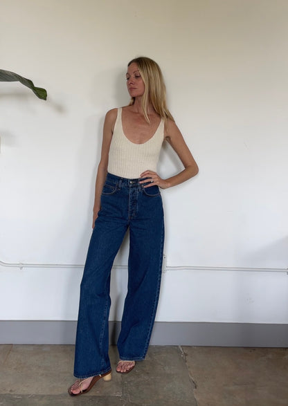 Regenerative Ribbed Knit Tank