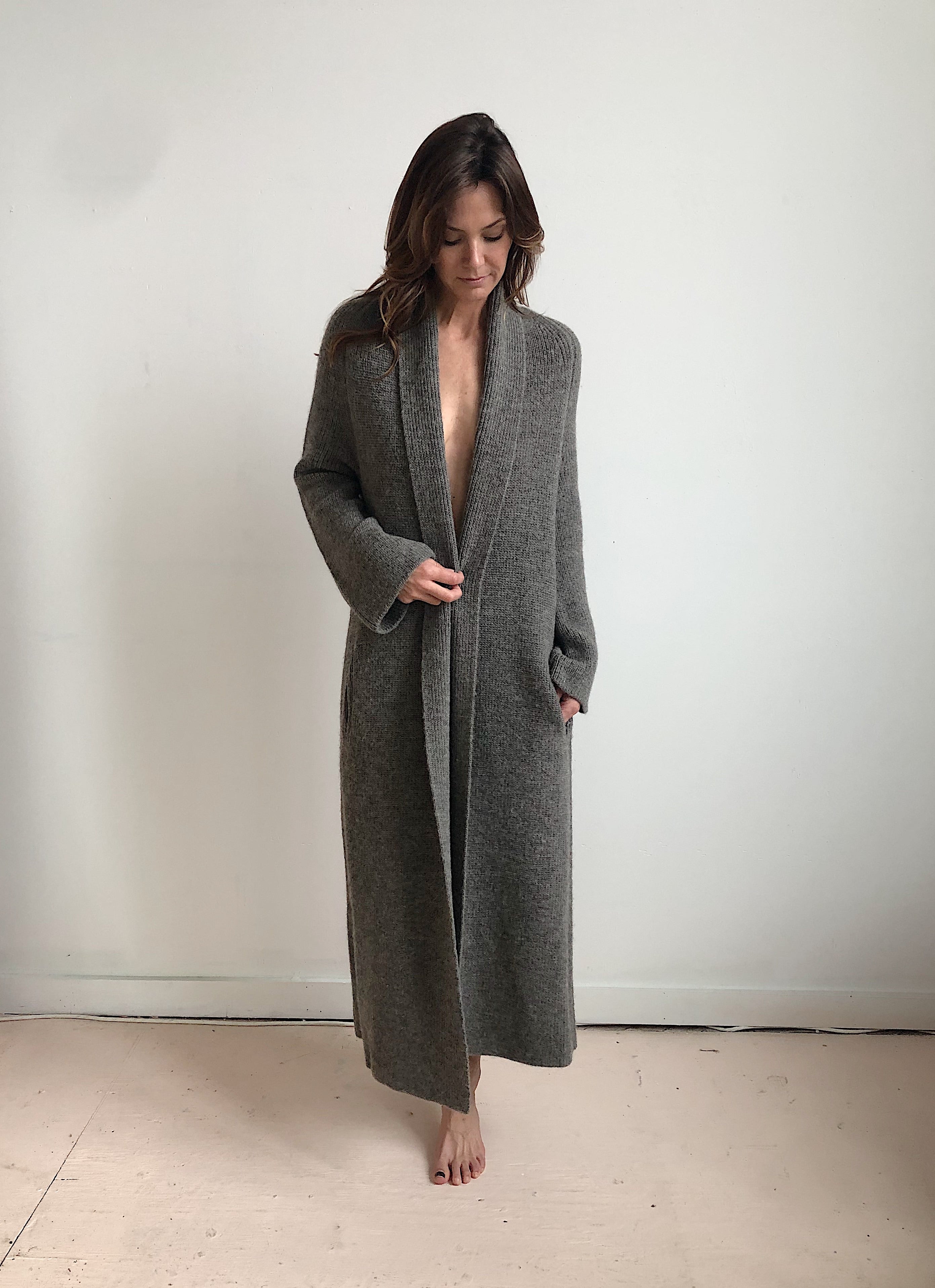 Ivory climate beneficial duster cardigan